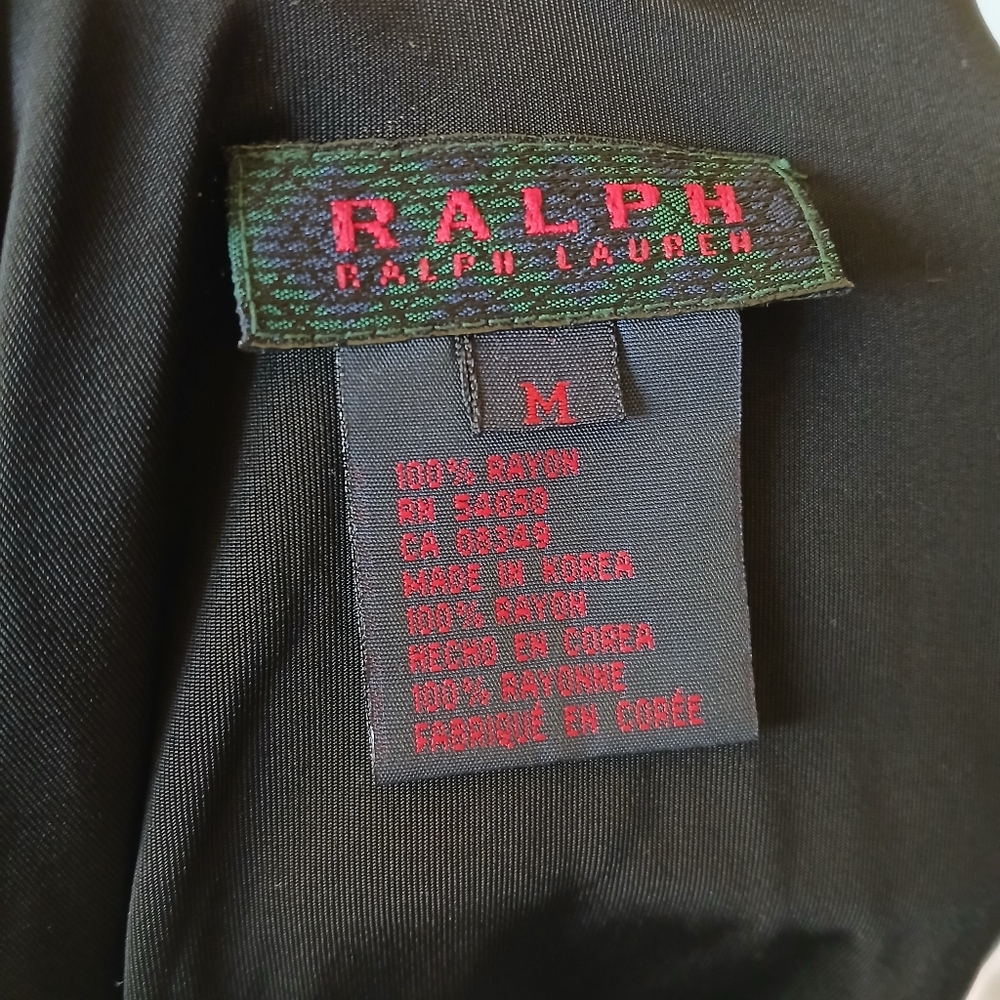 NWT RALPH LAUREN Black Sleeveless Dress - Picture 10 of 10